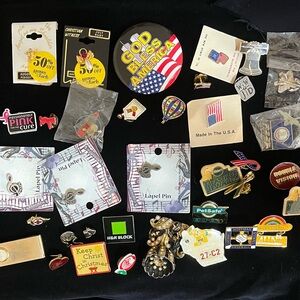 Assorted Lapel Pins Collection